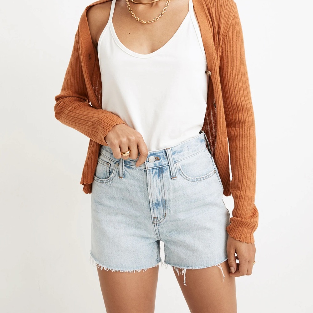 Madewell The Perfect Jean Short in Millman Wash